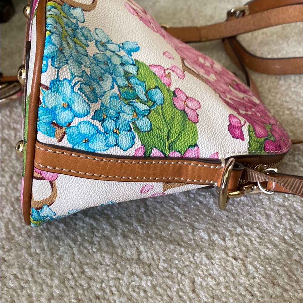 Dooney & Bourke small hydrangeas Floral Crossbody Bag - Multicolor - Picture 11 of 14